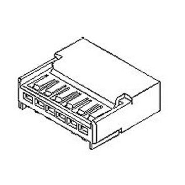 Molex Headers & Wire Housings 2.50Mm (.098) Pitch Wire-To-Wire And Wire-To-Board Receptacle Housing, With 511111110